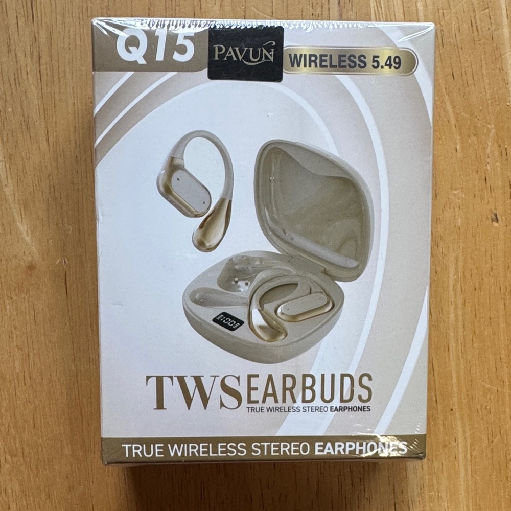 TWS Earbuds - Gold Wireless Earbud Headphones
